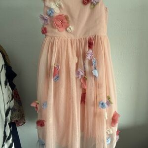 Mini Boden Blush Pink Tulle Dress